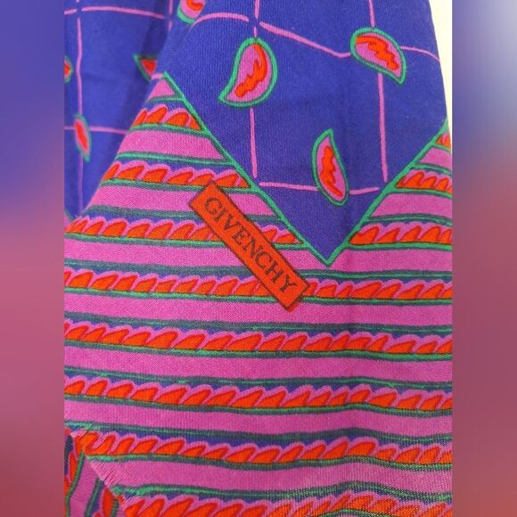 Givenchy Multicolor  Wool‎ & Silk Scarf - Picture 3 of 7